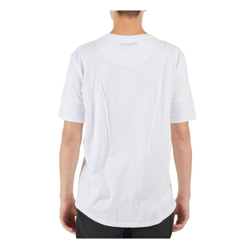 NANA JUDY Mens Maverick White Classic Fit T-Shirt L - Picture 2 of 4